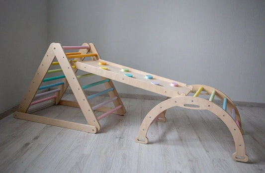 Introducing the Montessori Climber aka Pikler Triangle