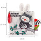 Montessori Baby Sensory Soft Cloth Animal Book