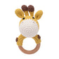 Montessori Baby Teether Rattle • Hand Crochet Animals