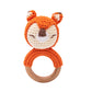 Montessori Baby Teether Rattle • Hand Crochet Animals