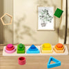 Montessori Colour Sorting Shapes • Wooden Puzzle Board