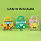 Montessori Kids Learning Lock & Key Vehicle Toy Set