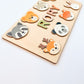 Montessori Personalised Name Puzzle Board Animals