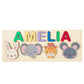 Montessori Personalised Name Puzzle Board Animals