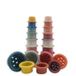 Montessori Silicone Stacking Tower Cups