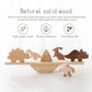 Montessori Wooden Animal Balance Blocks