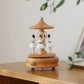 Montessori Wooden Music Carousel Wind Up Toy