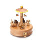 Montessori Wooden Music Carousel Wind Up Toy