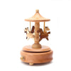 Montessori Wooden Music Carousel Wind Up Toy