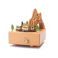 Montessori Wooden Music Carousel Wind Up Toy