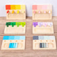 Montessori Rainbow Colour Peg Matching Board • Set of 6