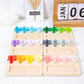 Montessori Rainbow Colour Peg Matching Board • Set of 6