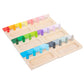 Montessori Rainbow Colour Peg Matching Board • Set of 6