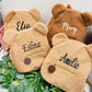 Personalised Toddler Fluffy Waffle Backpack • Bear Shape