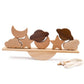 Montessori Wooden Animal Balance Blocks