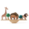 Blocs d'équilibre animaux en bois Montessori