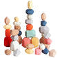 Montessori Wooden Stacking Blocks • Boulder Stones