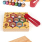 Montessori Colour Sorting Game • Beehive Bees