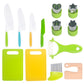 Safe Knife Set For Kids • Toddler Vegetable and Fruit Cutter