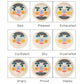 Montessori Kids Wooden Face Expressions Puzzle