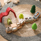 Montessori Wooden Train Set