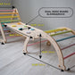 Montessori Climbing Set of 3 • Pastel Rainbow Colours