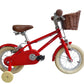 12 Inch Red Childrens Bike - Bobbin Moonbug 2 - 4 Years