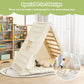 Kids Wooden Climbing Triangle Tent with Cushion